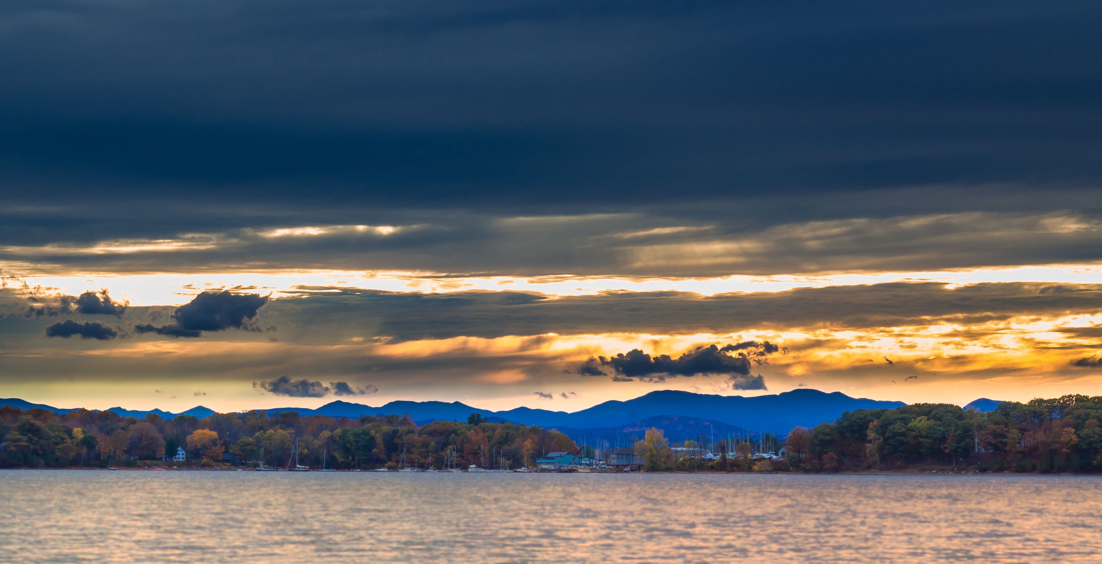 Sunset on Shelburne Bay