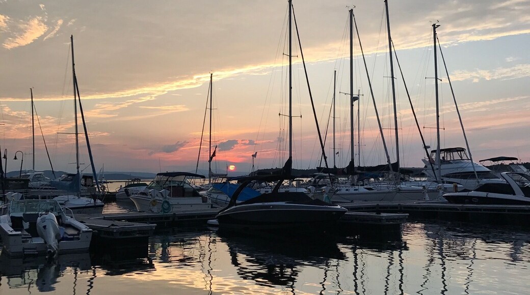 Sunset at the marina.