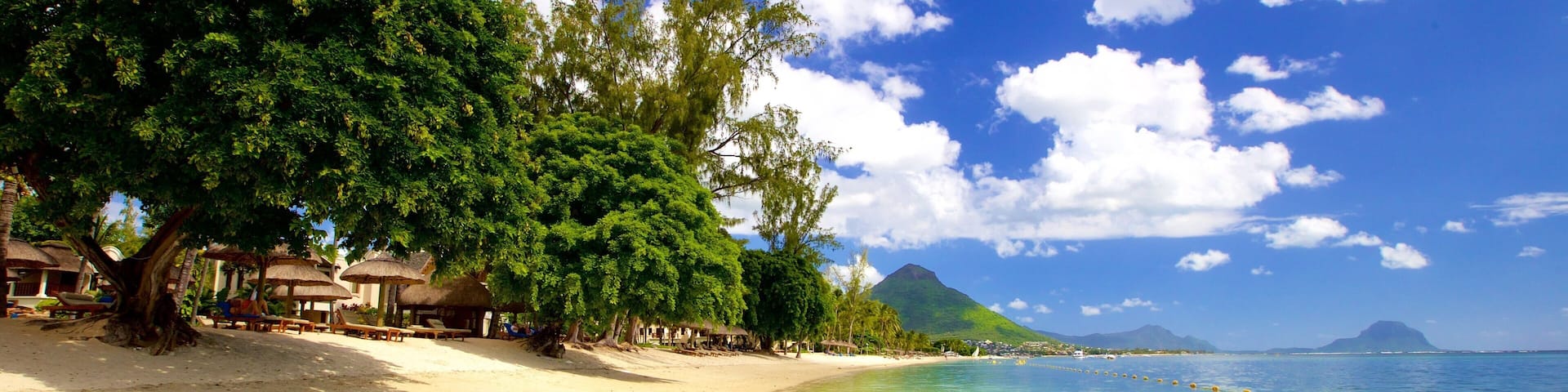 Flic-en-Flac presenterar en sandstrand