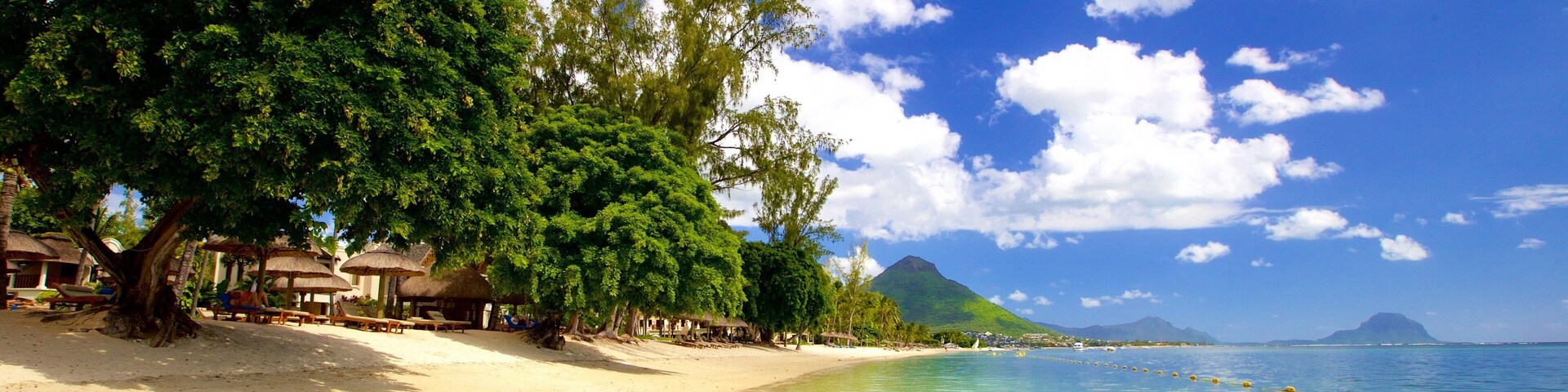 Flic-en-Flac featuring a beach