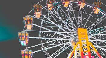 When talk about colors. Fun fair would be the best place to go. Fun rides.