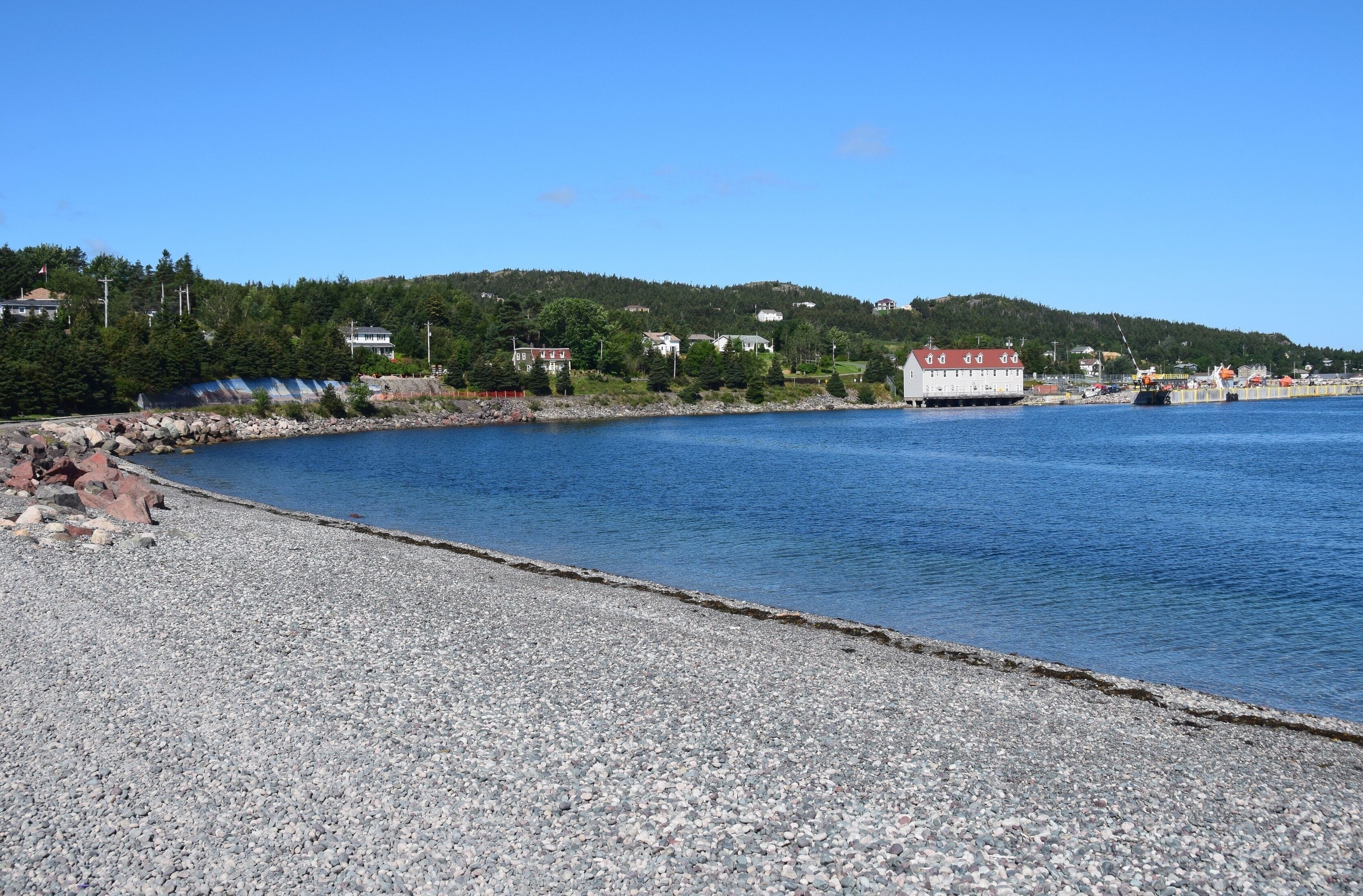 landscape along the the Baccalieu Trail;  Conception Bay coastline Holyrood South Arm, Avalon Peninsula Newfoundland and Labrador; Canada