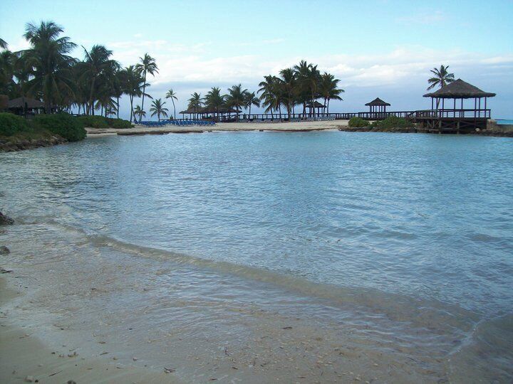 Cable Beach in the Bahamas, cool, clear water and gentle breezes.
