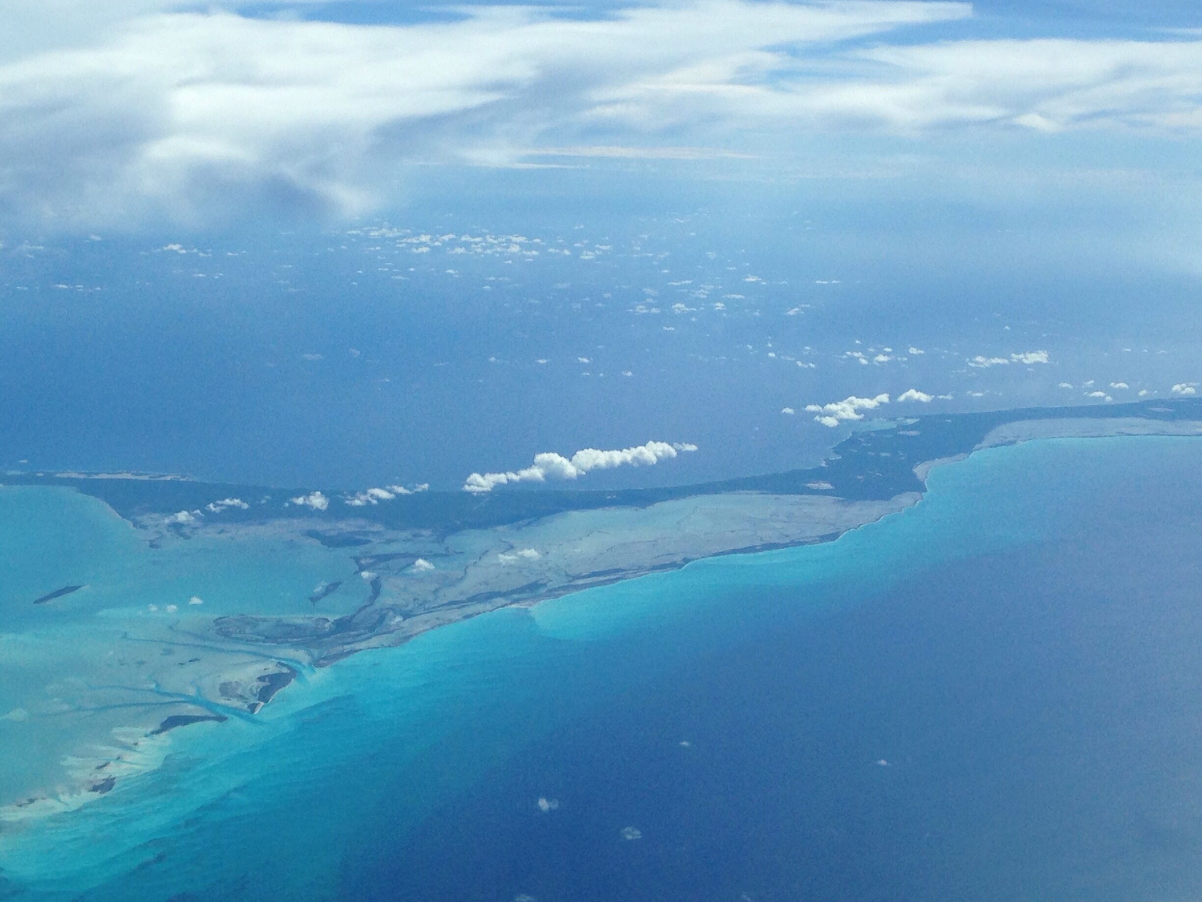 Beautiful view of the Bahamas and the crystal blue ocean!