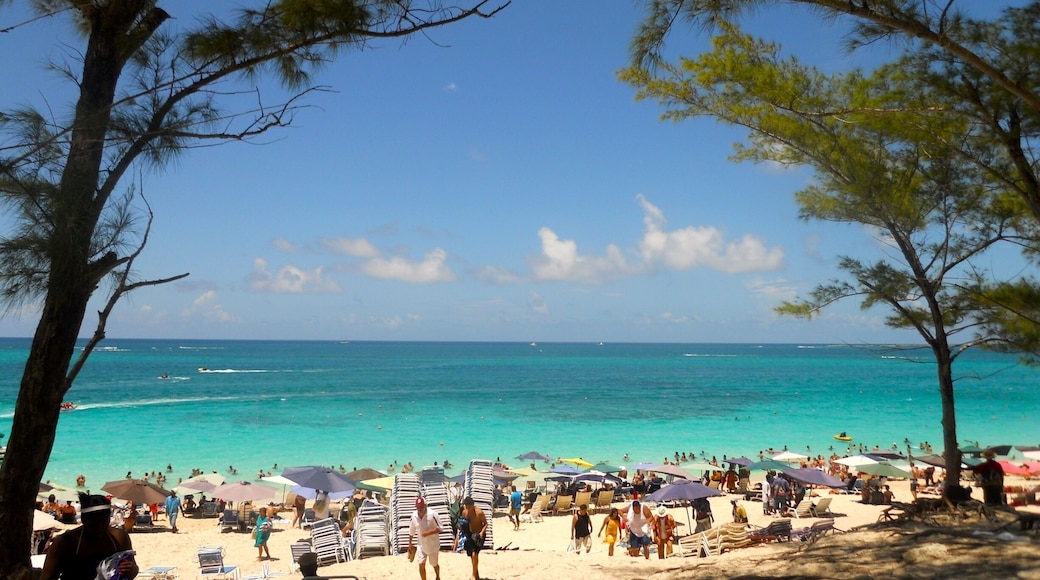 This public beach within walking distance of the Atlantis Resort is a crowded, but great place to go for day visitors of Atlantis. #waterlust