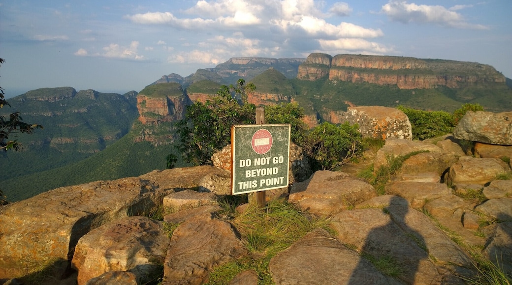 Awesome vantage point but comes with risks if you venture too close to the edge.
