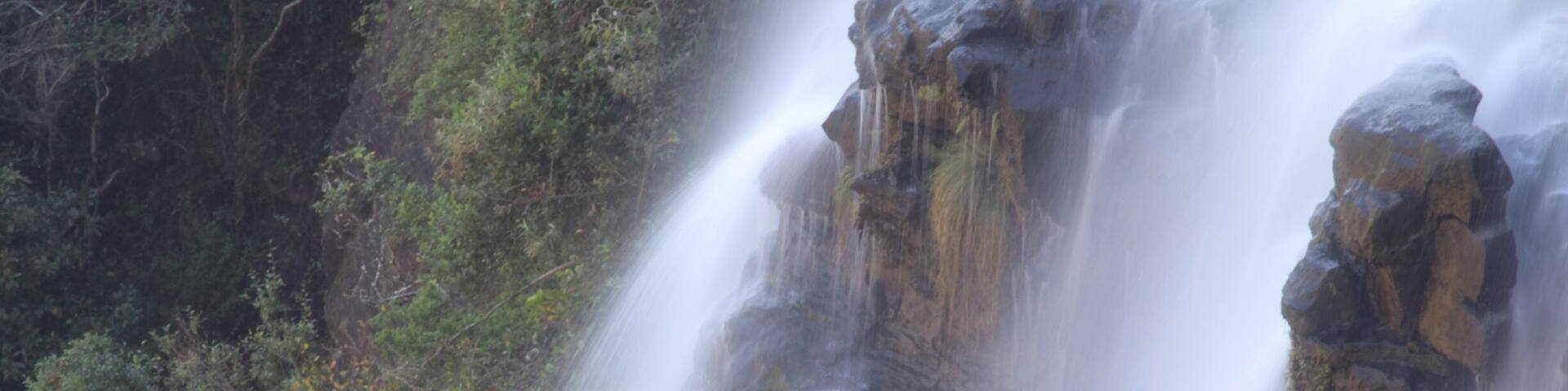 Long exposure of a pretty snazzy waterfall. This is possibly the coolest one I have ever seen!