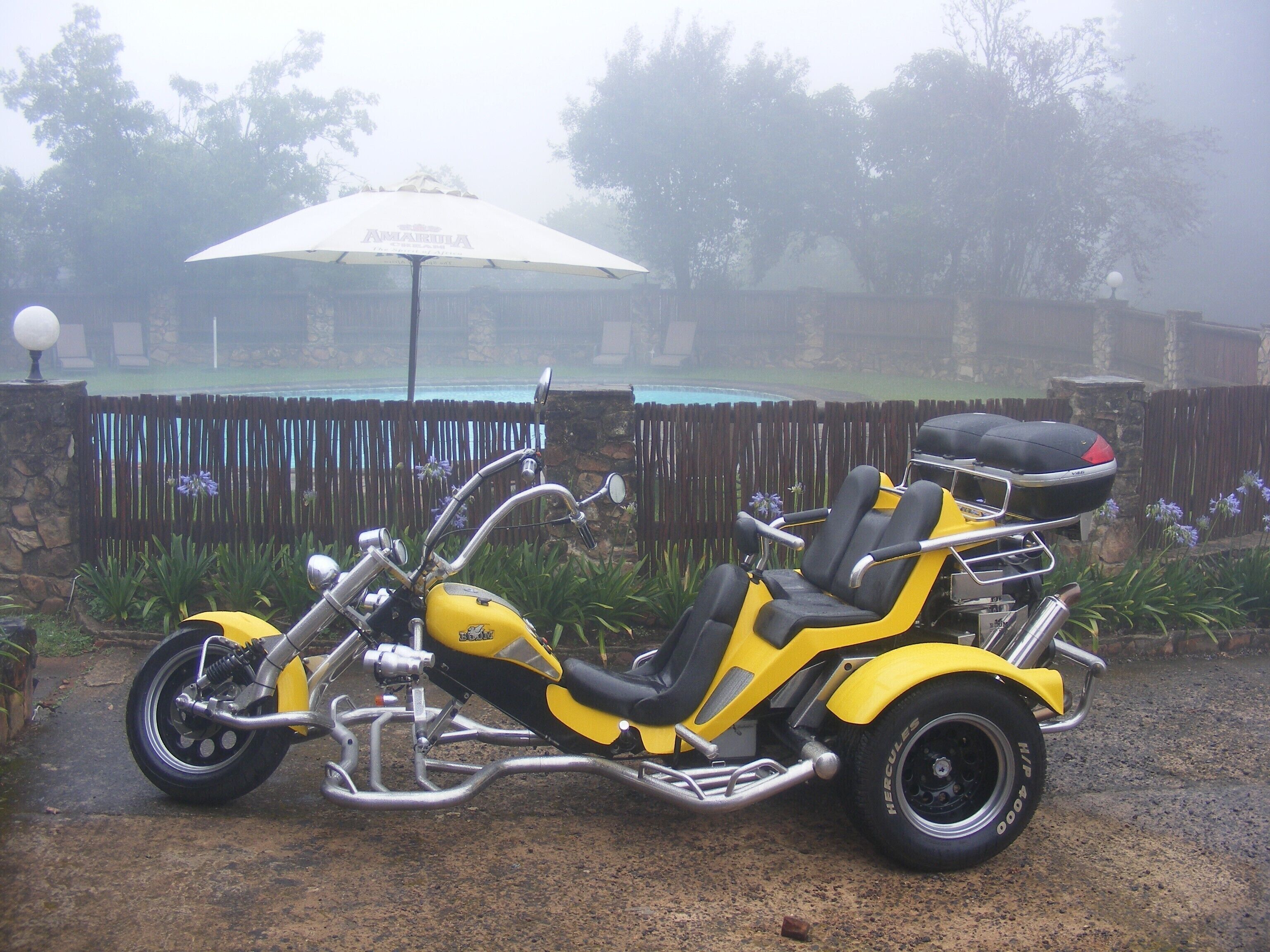 Misty Mountain living up to its name.