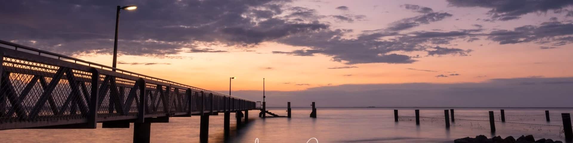 Popular point to fish and see wild dolphins