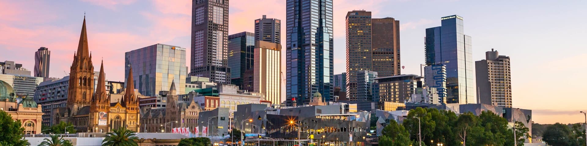 Southbank featuring a bridge, a sunset and a river or creek