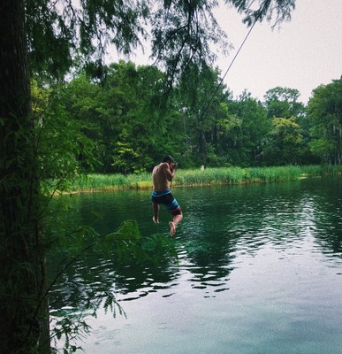 This is definitely one of the most unique parts of Florida. The clear blue waters and absence of gators make this place an awesome swimming spot year round! #aqyatrove
