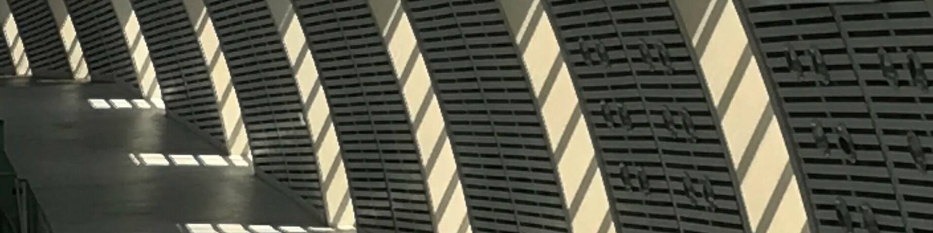 The train station at Avignon really is gorgeous from an architectural stand point. Well worth arriving a few minutes early for your train to wonder and explore. #sunlight #patterns #lifeatexpedia