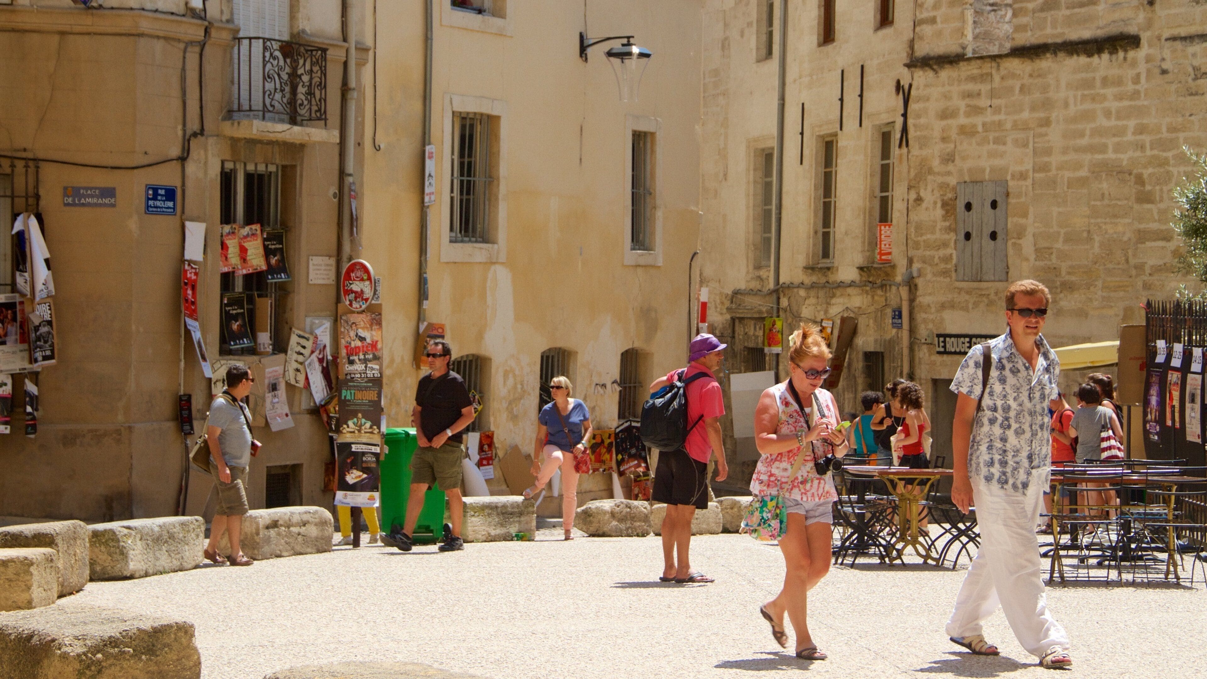 Avignon which includes a city as well as a small group of people