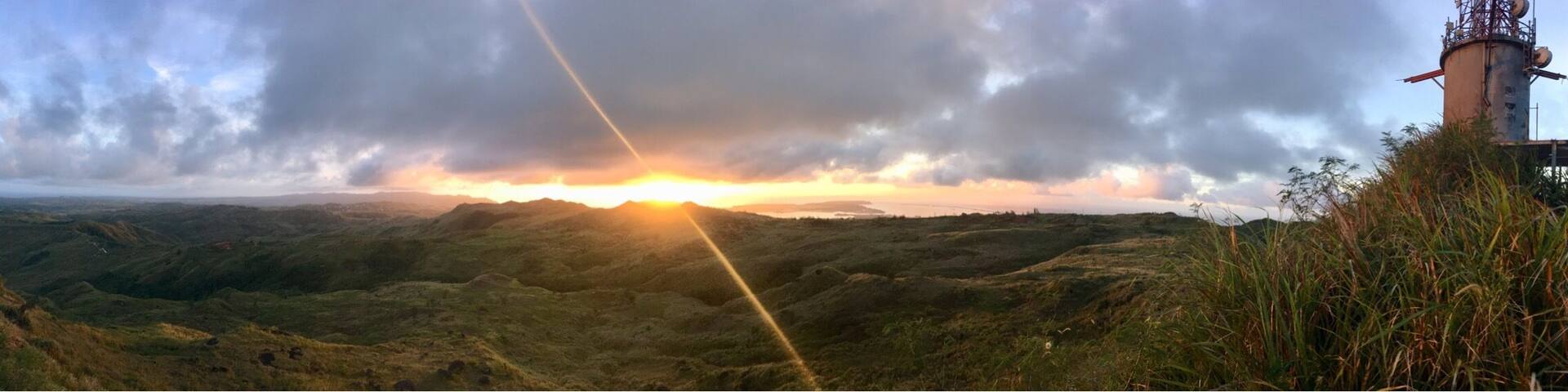 Highest point I found on the beautiful island of Guam đŹđș #Aboveitall
