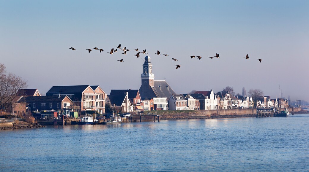 Dutch village near the river
