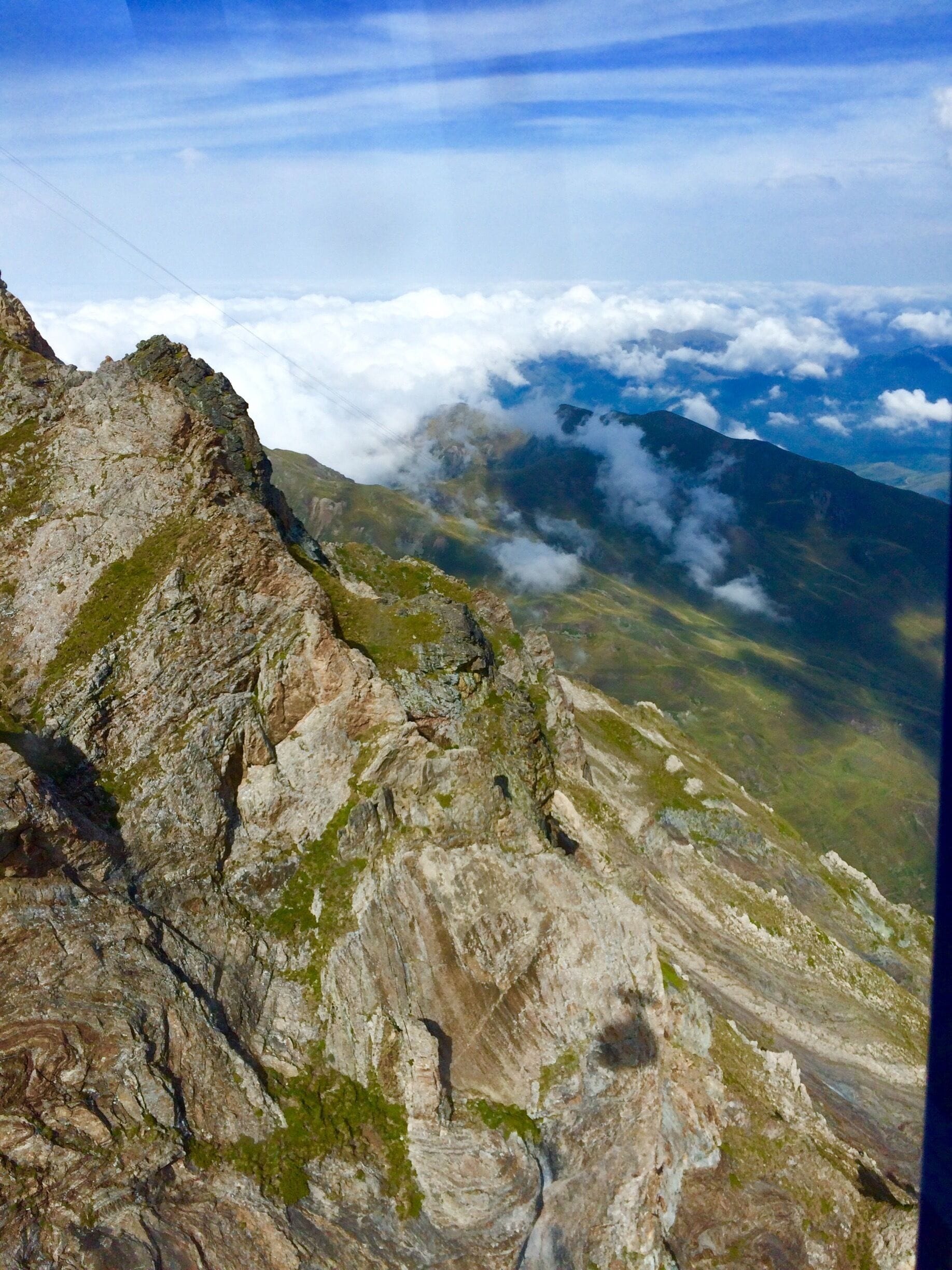 From the cable car on the way down from the Pic du Midi
