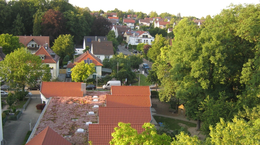 Bretten fotografiert vom Riesenrad des Peter- und Pauls-Fest in Bretten Camera location 49° 02′ 14.07″ N, 8° 42′ 34.07″ E View this and other nearby images on: OpenStreetMap - Google Earth 49.037242; 8.709463