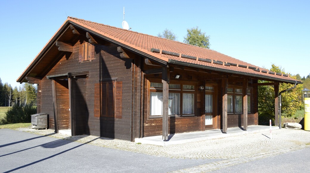 Der e hemalige Grenzรผbergang von Haidmรผhle nach Novรฉ รdolรญ im Jahr 2011.