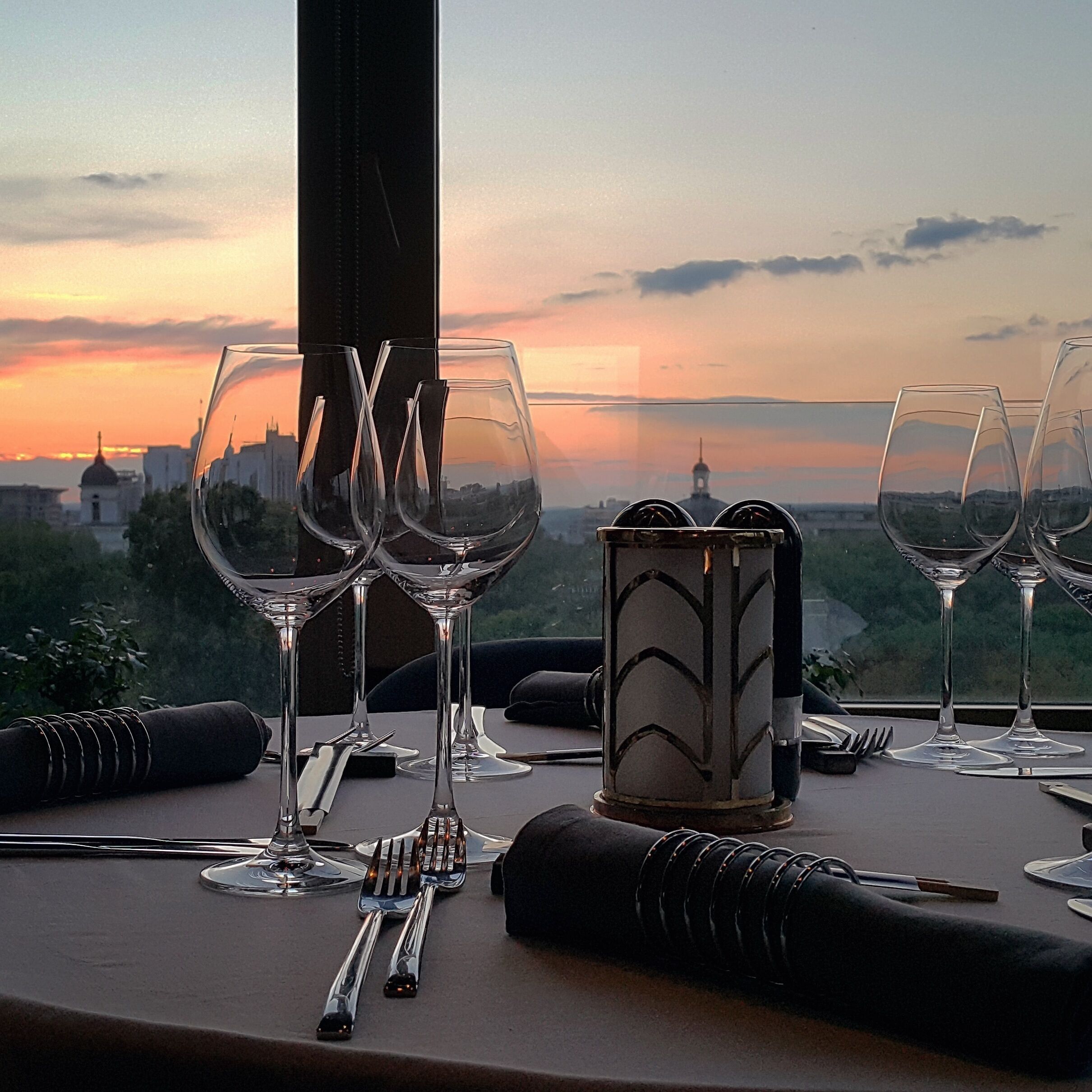 Lovely dinner with a view in the capital of Moldova #lifeatexpedia 