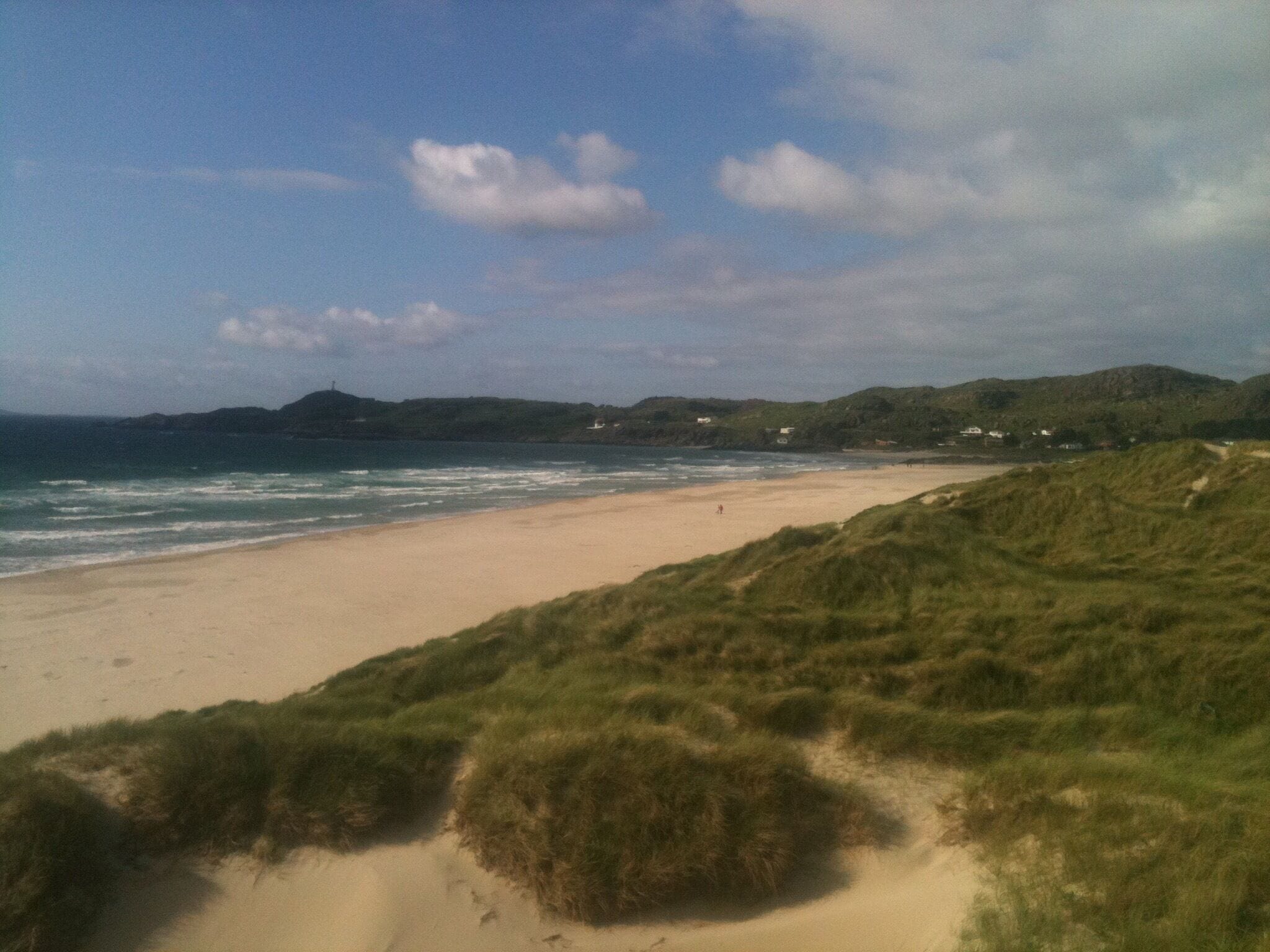 We got long sandy beaches too :) Just a little exotically colder :P