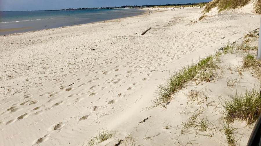 Norwegian beach walk