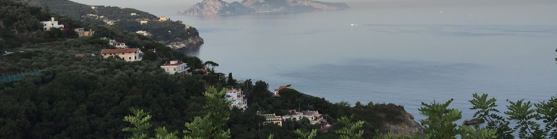 Looking across to Capri on an early summers morning.