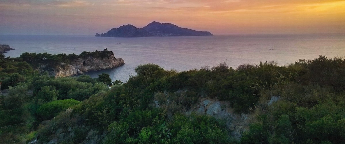Capri island from Campanella cape. #weekendgetaway