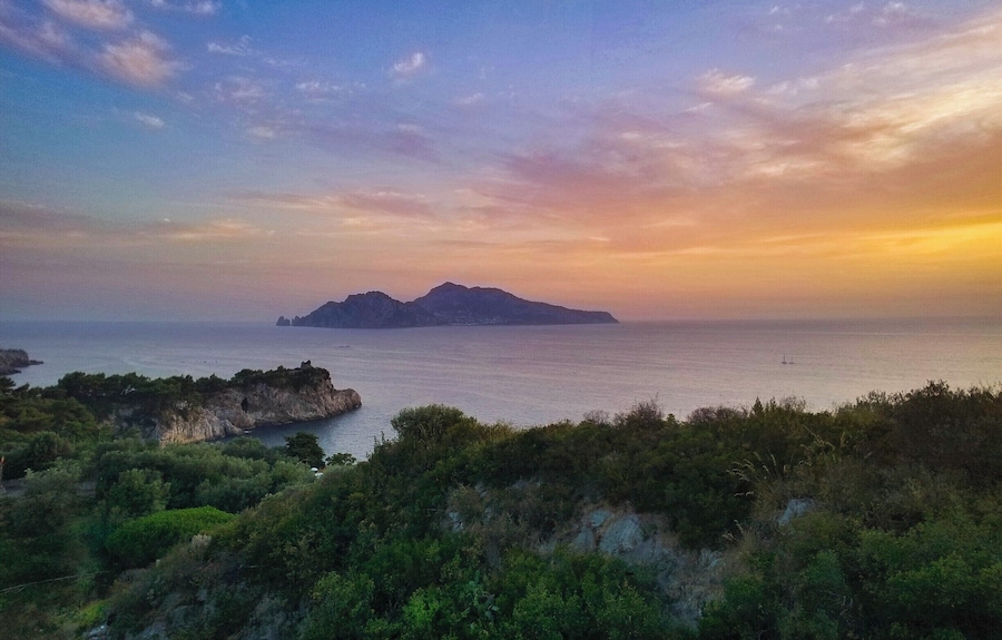 Capri island from Campanella cape. #weekendgetaway
