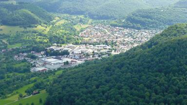 Blick vom Schönbergturm nach Osten auf Lichtenstein