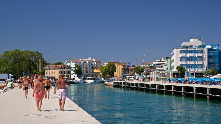 Bellaria-Igea Marina featuring a river or creek as well as a couple