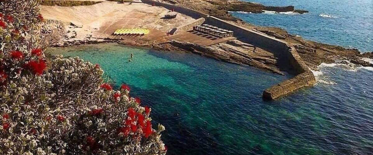 Magnificent view over the Old Harbour in Hermanus, South Africa