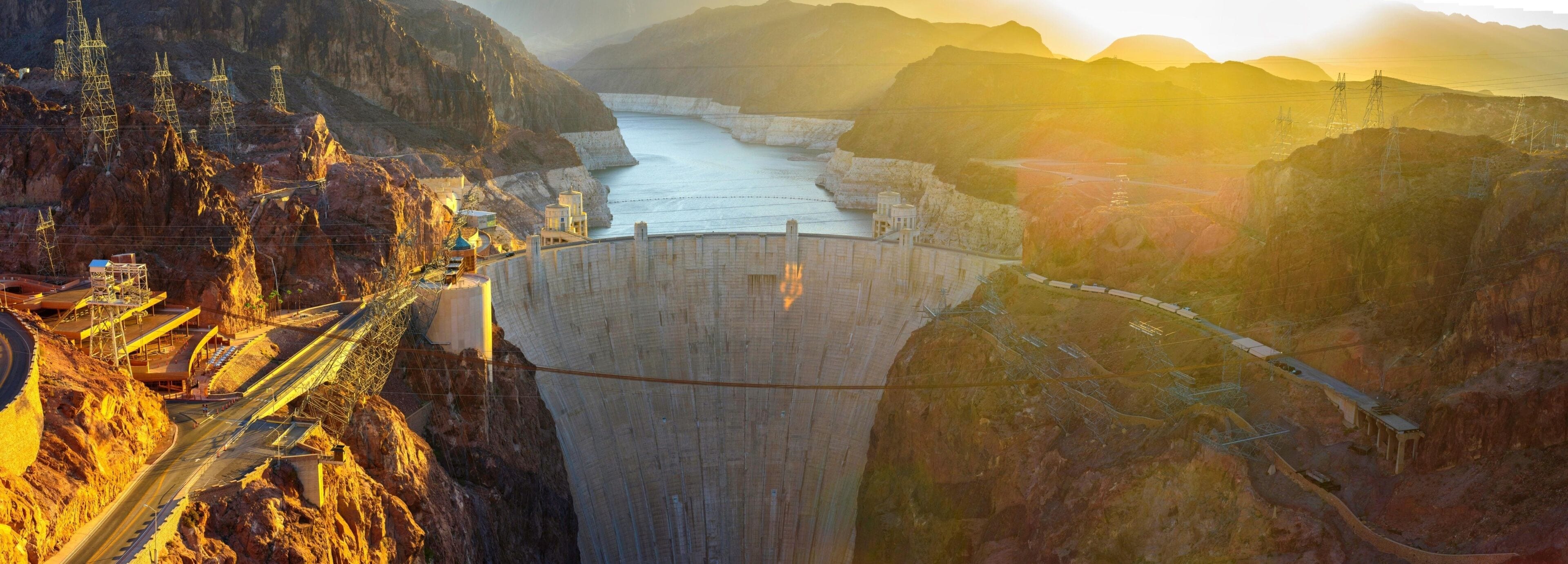 Unveiling Nature's Impact: 4K Video of Hoover Dam with Remarkably Low Water Levels