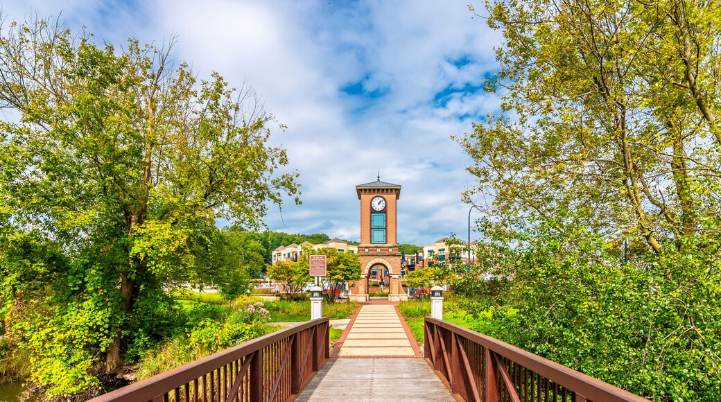Clock Tower view in Algonquin Town of Illinois