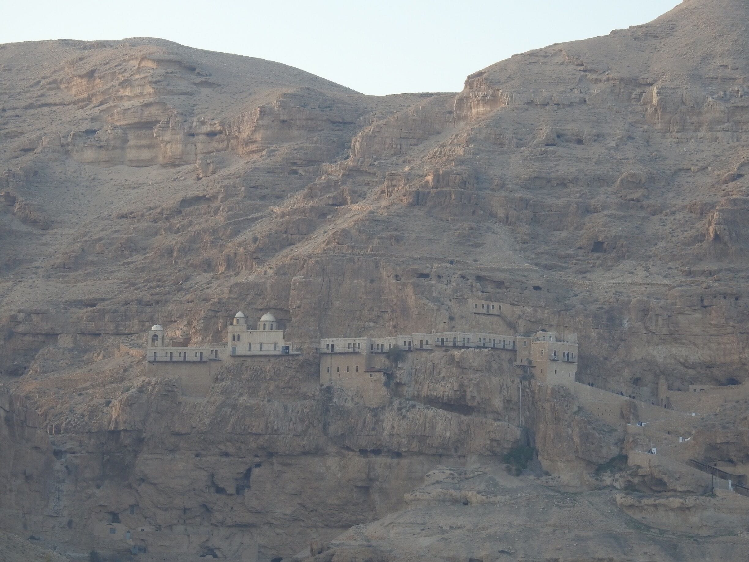 Unfortunately was unable to take the cable car to the Greek Orthodox Monastery but managed to get a good picture from Tel Jericho. Perhaps another trip!