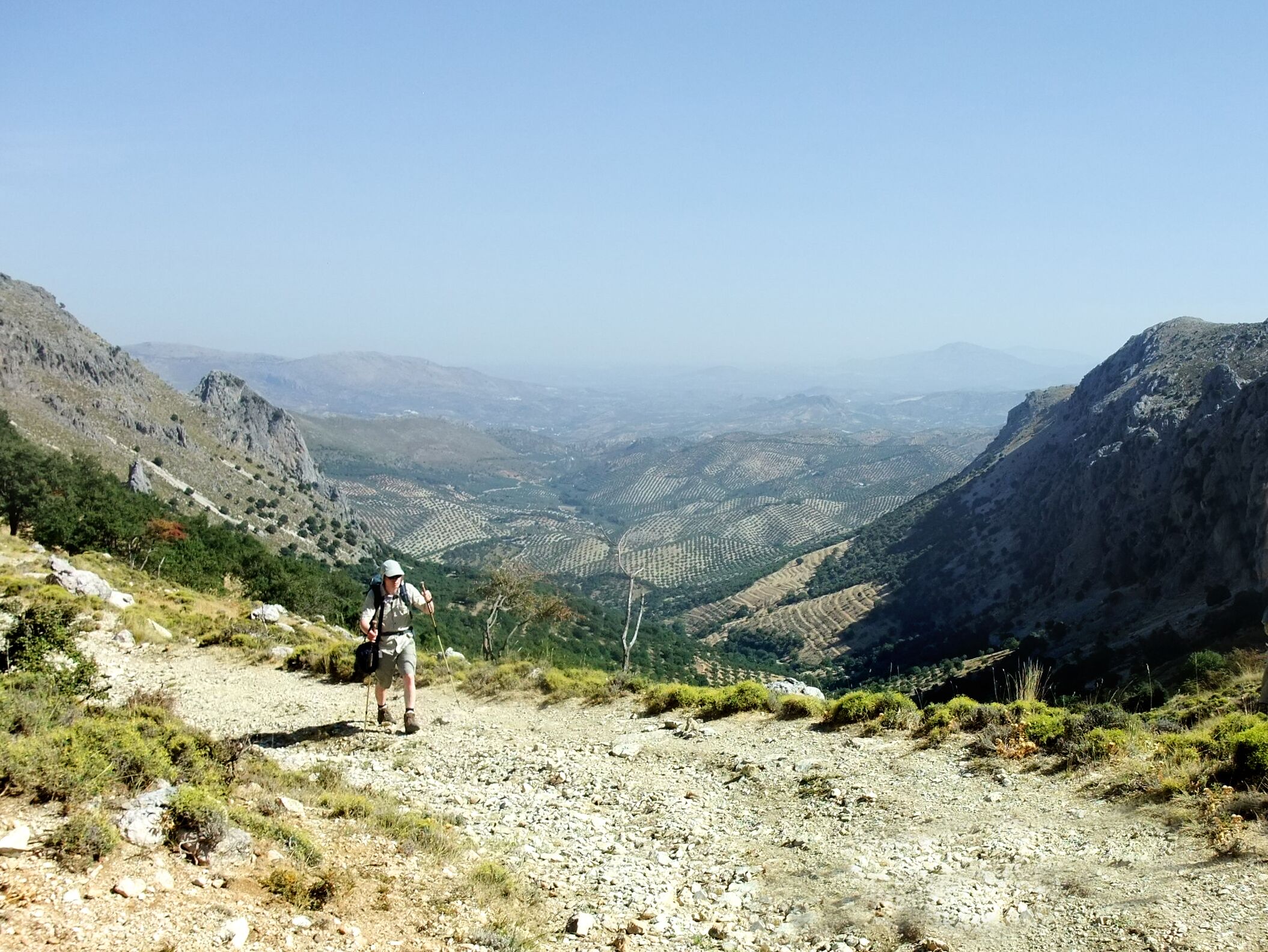 Landscape in Andalusia, Sierra de la Horconera, Province Córdoba in Spain