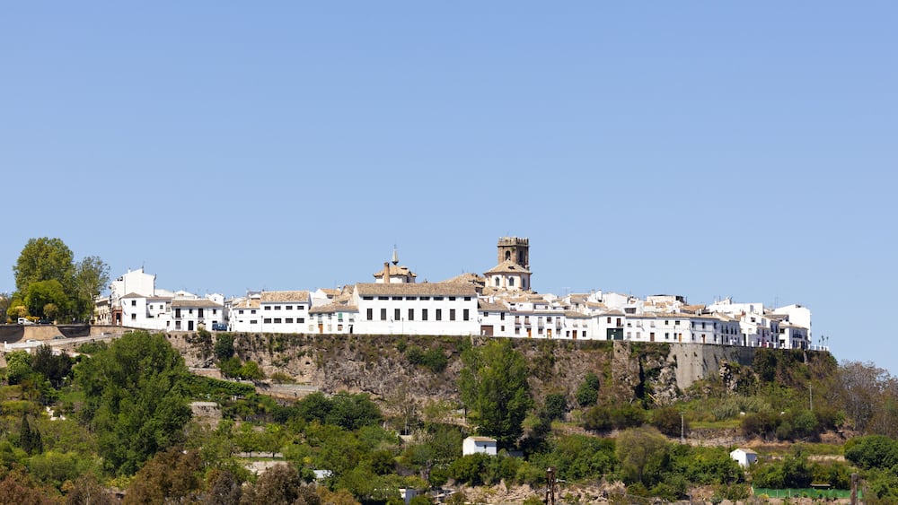 The fortified town of Priego de Cordoba, Andalusia, Spain