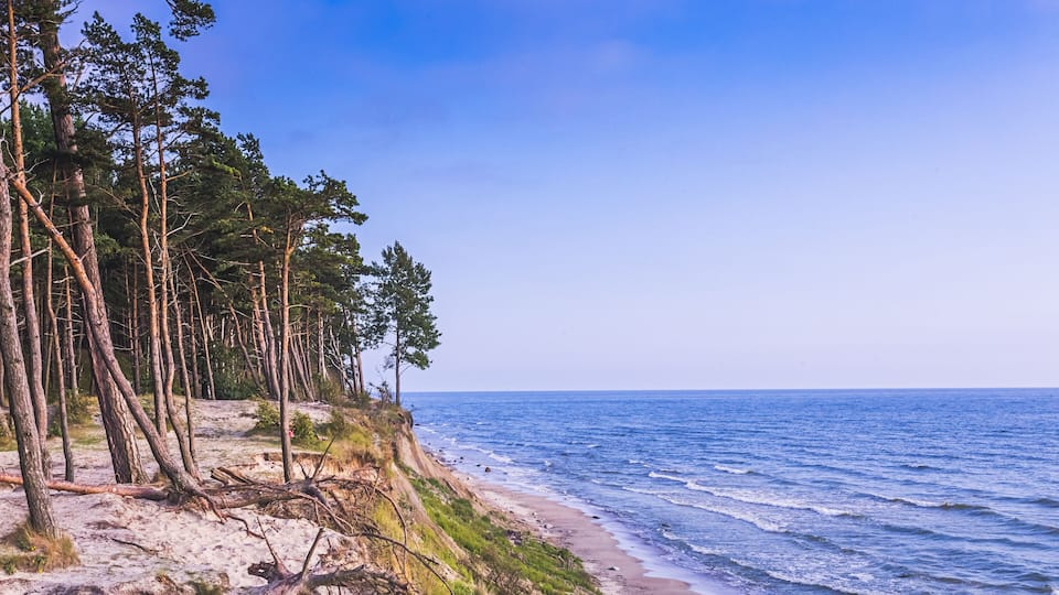 Dutch hat Olando kepure beach close to Karkle, Klaipeda, Lithuania