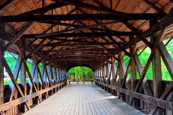 Artist's Covered Bridge, Newry, Maine. USA