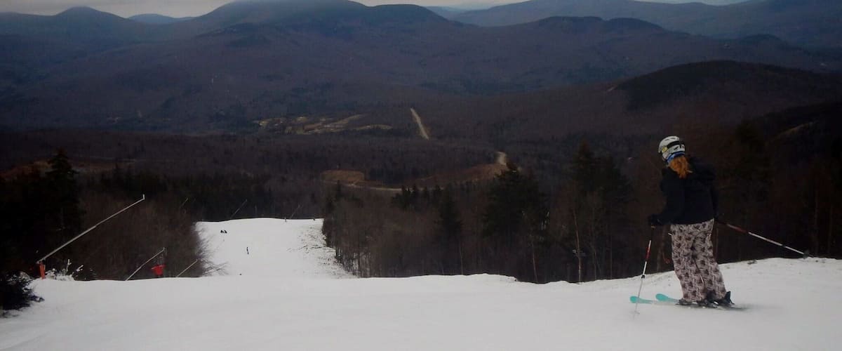 Great early December skiing in Western Maine at Sunday River.
