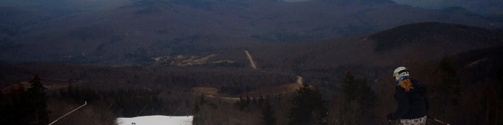 Great early December skiing in Western Maine at Sunday River.