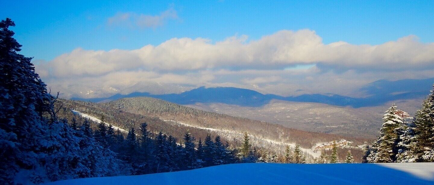 The view from the top of Aurora Peak.  