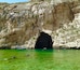 The inland sea on the isle of Gozo, Malta, is a lagoon of seawater. The narrow cave connects the lake with the Mediterranean Sea.
#green