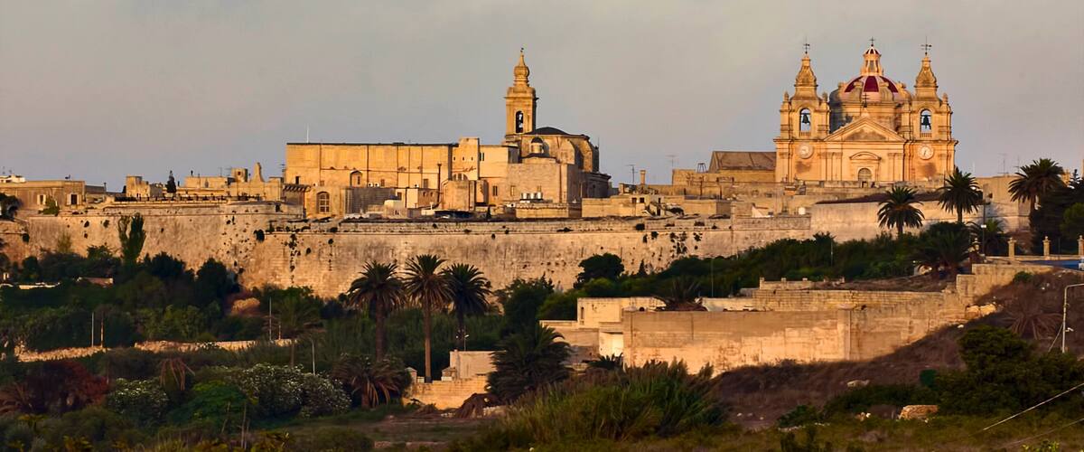 Mdina which includes heritage elements, a castle and a church or cathedral