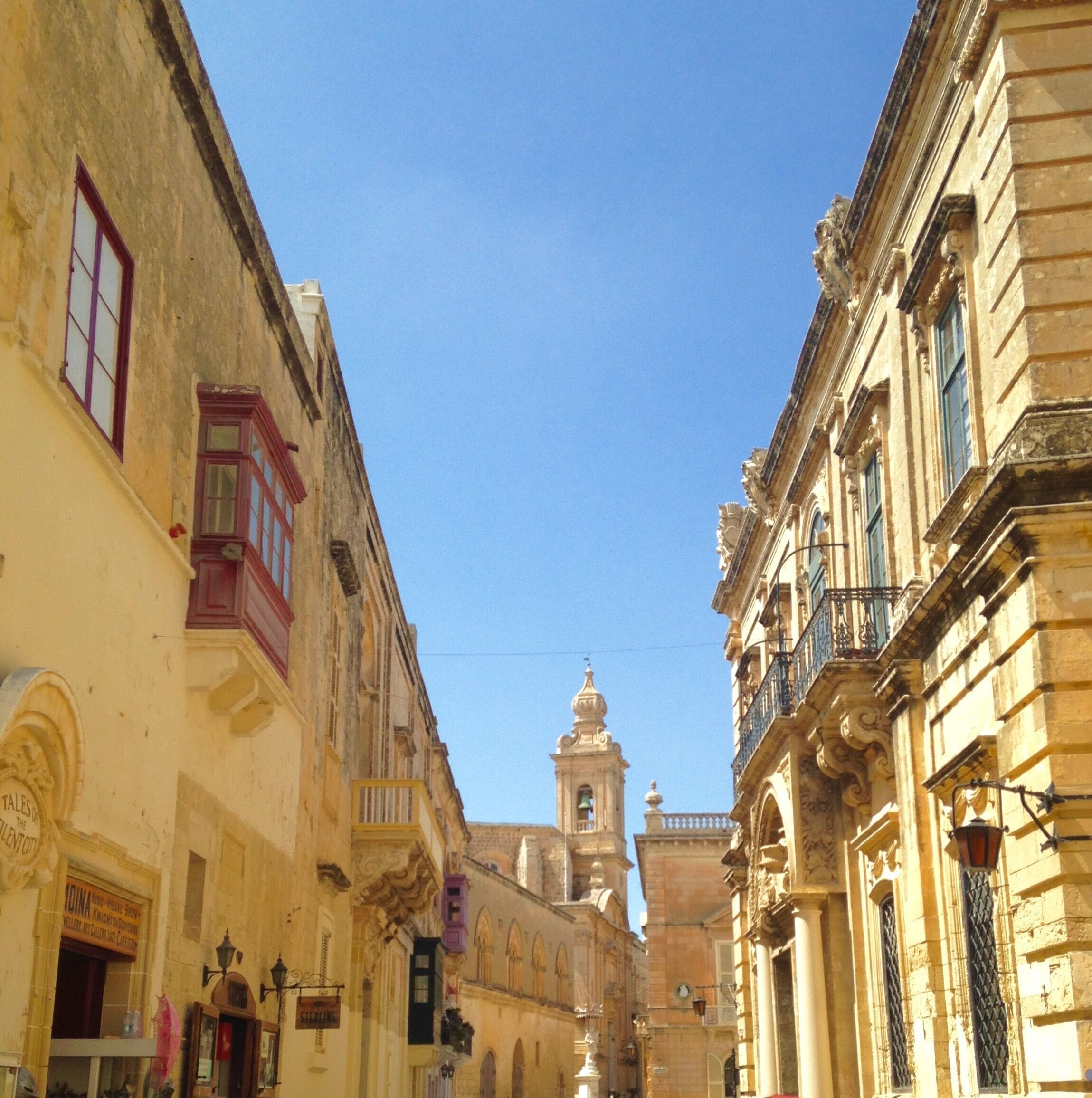Street in Mdina, the old capital of Malta

