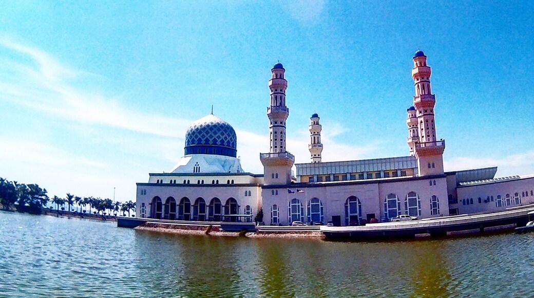 Kota Kinabalu State Mosque. Tourists are allowed to go inside just make sure you wear proper clothes.
