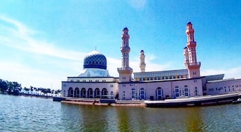 Kota Kinabalu State Mosque. Tourists are allowed to go inside just make sure you wear proper clothes.