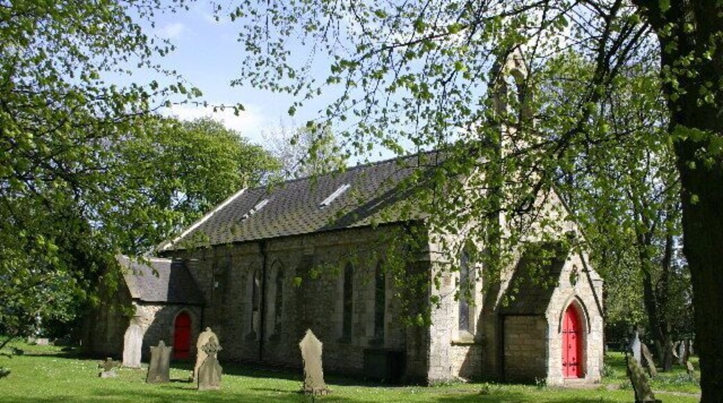 St Peter's parish church, Byers Green, County Durham, seen from the northwest