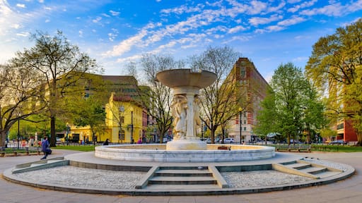 WASHINGTON,USA/APRIL 14,2017: Rear Admiral Samuel Francis Dupont Memorial Fountain