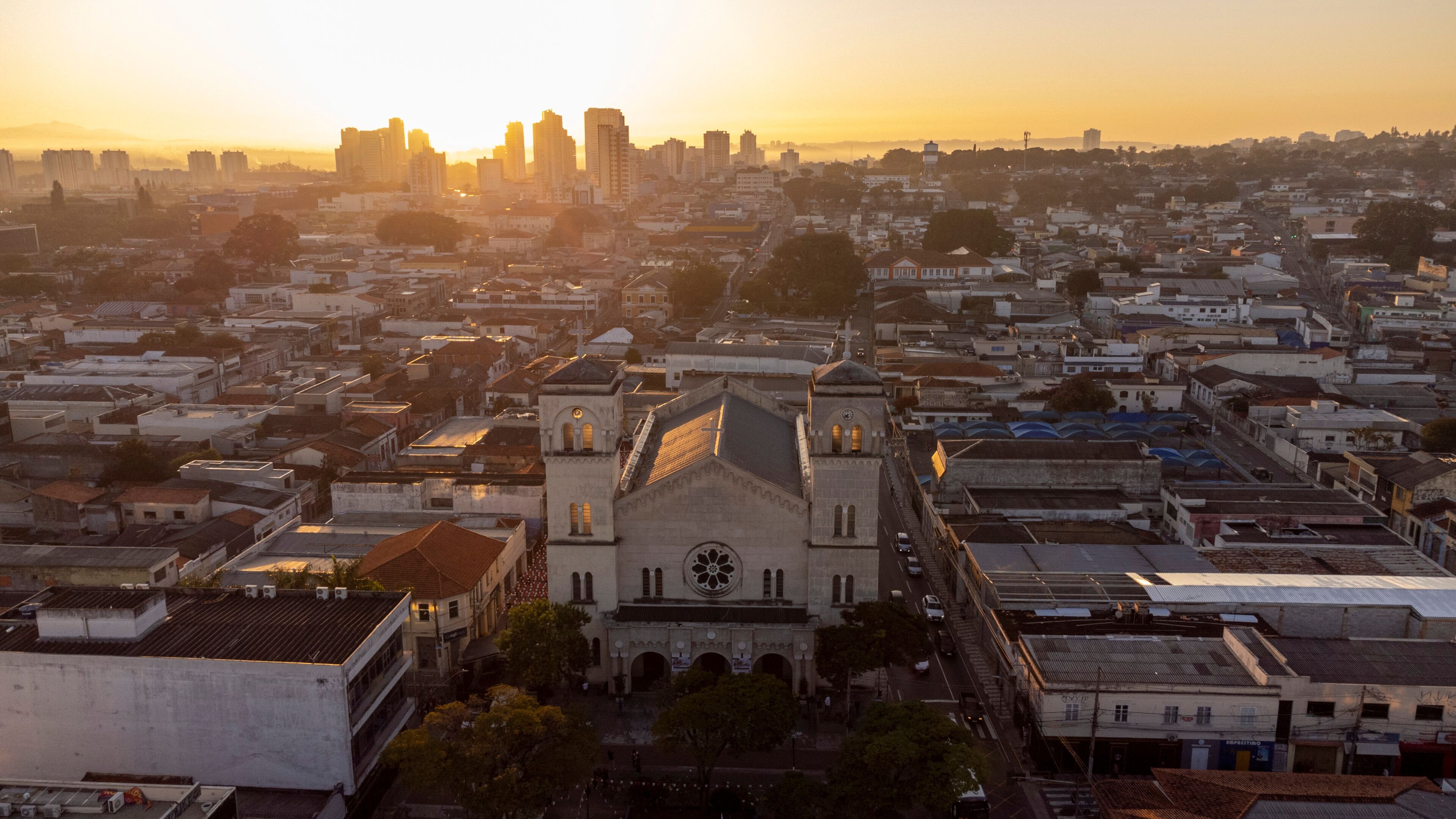 Mogi das Cruzes, São Paulo Brazil - May 18, 2024 The public filled the streets of the city center of Mogi das Cruzes, to demonstrate their faith and devotion EDITORIAL