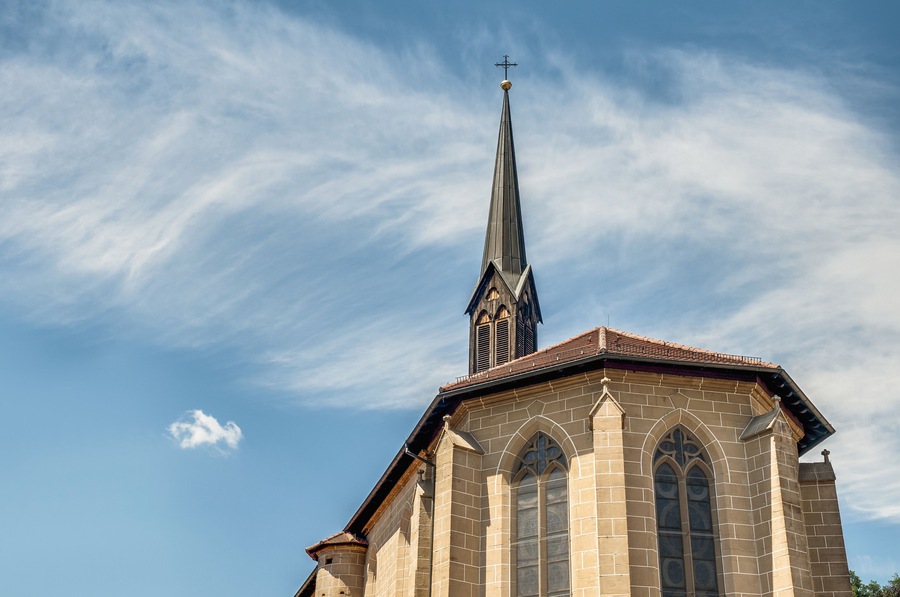Saint Paul Minster monastery in Esslingen am Neckar town near Stuttgart, Germany, Shutterstock ID 114414736, SF SSA Case with Manager Approval: Case 07151371, Job: Prepay credit, Client/Licensee: , Ot